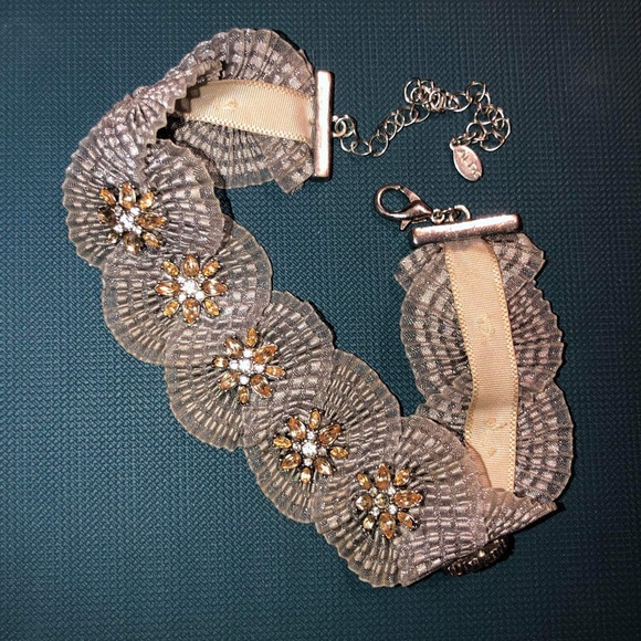 ALDO Gemstone & Tulle Choker - Picture 2 of 3